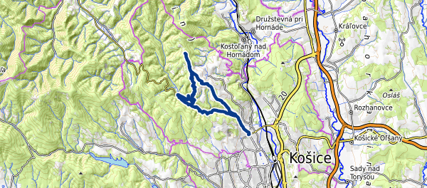 Mapa trasy Chata Hrešná